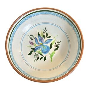 VTG Stangl County Garden 8” Iris Vegetable Bowl